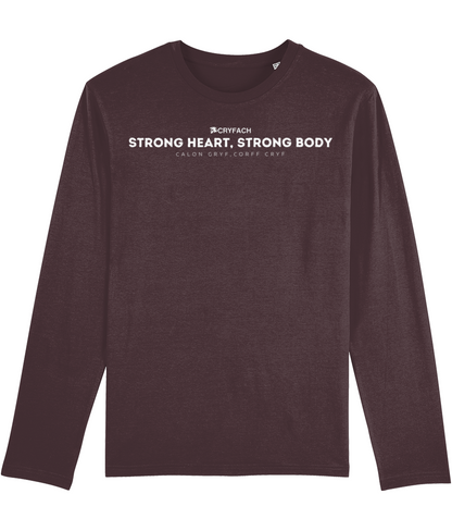 STRONG HEART,STRONG BODY LONG SLEEVE TOP