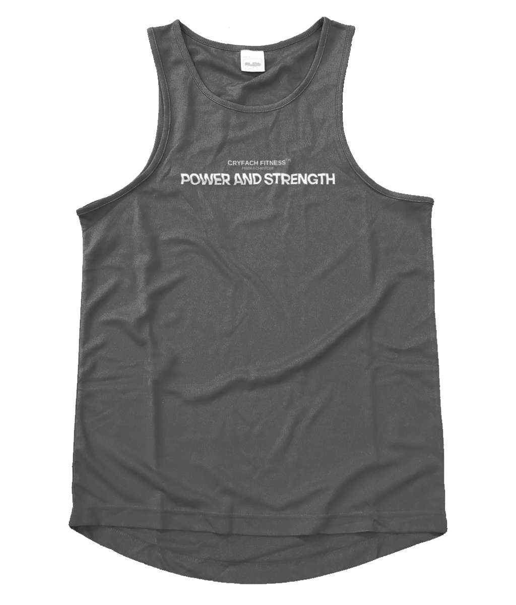 Power And Strength Mens Breathable Vest