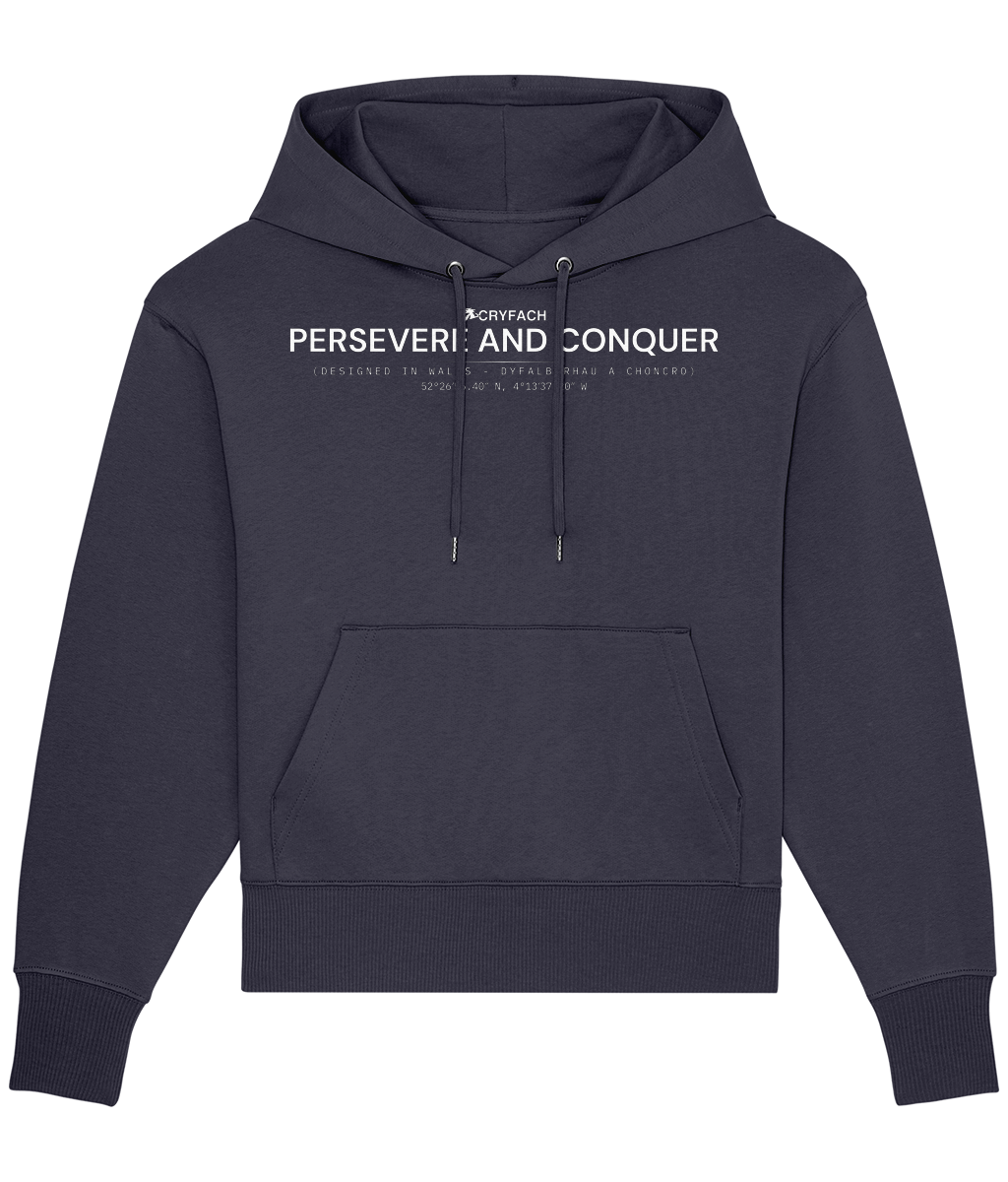 PERSEVERE & CONQUER BAGGIE HOODIE