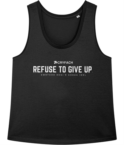 REFUSE TO GIVE UP. WOMEN'S TANK TOP