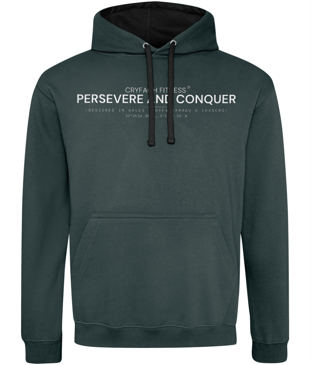 PERSEVERE AND CONQUER DUALITY HOODIE
