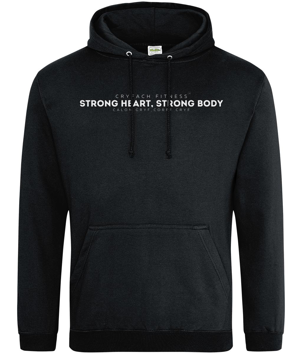 STRONG HEART, STRONG BODY ESSENTIAL HOODIE