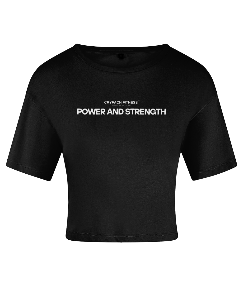 Power And Strength Crop Top