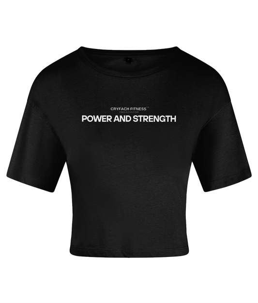 Power And Strength Crop Top