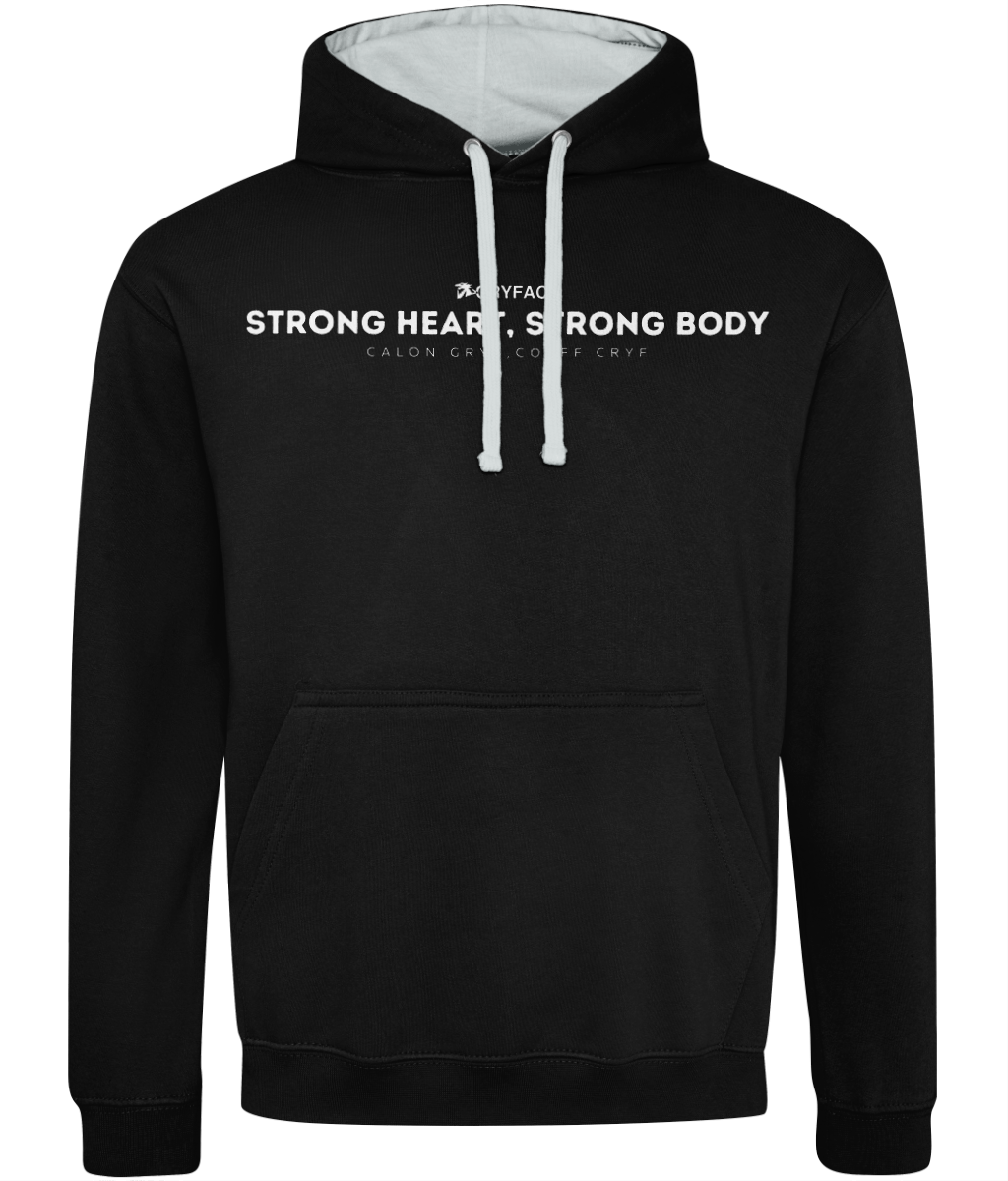 STRONG HEART,STRONG BODY ACADEMY HOODIE