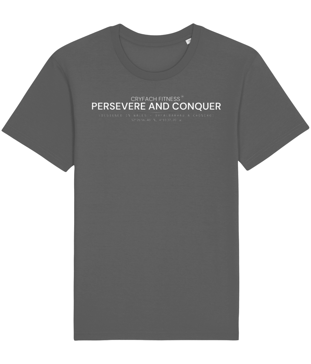 PERSEVERE AND CONQUER TIDY T-SHIRT