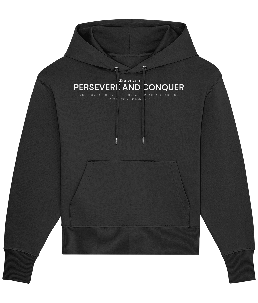 PERSEVERE & CONQUER BAGGIE HOODIE