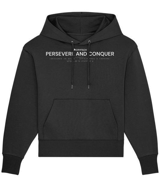 PERSEVERE & CONQUER BAGGIE HOODIE