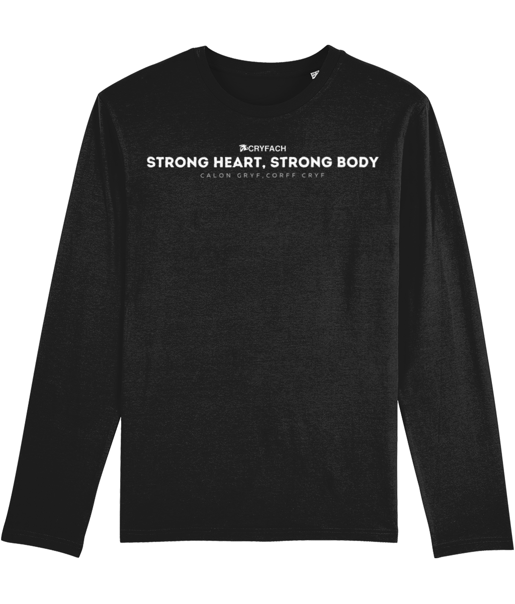 STRONG HEART,STRONG BODY LONG SLEEVE TOP