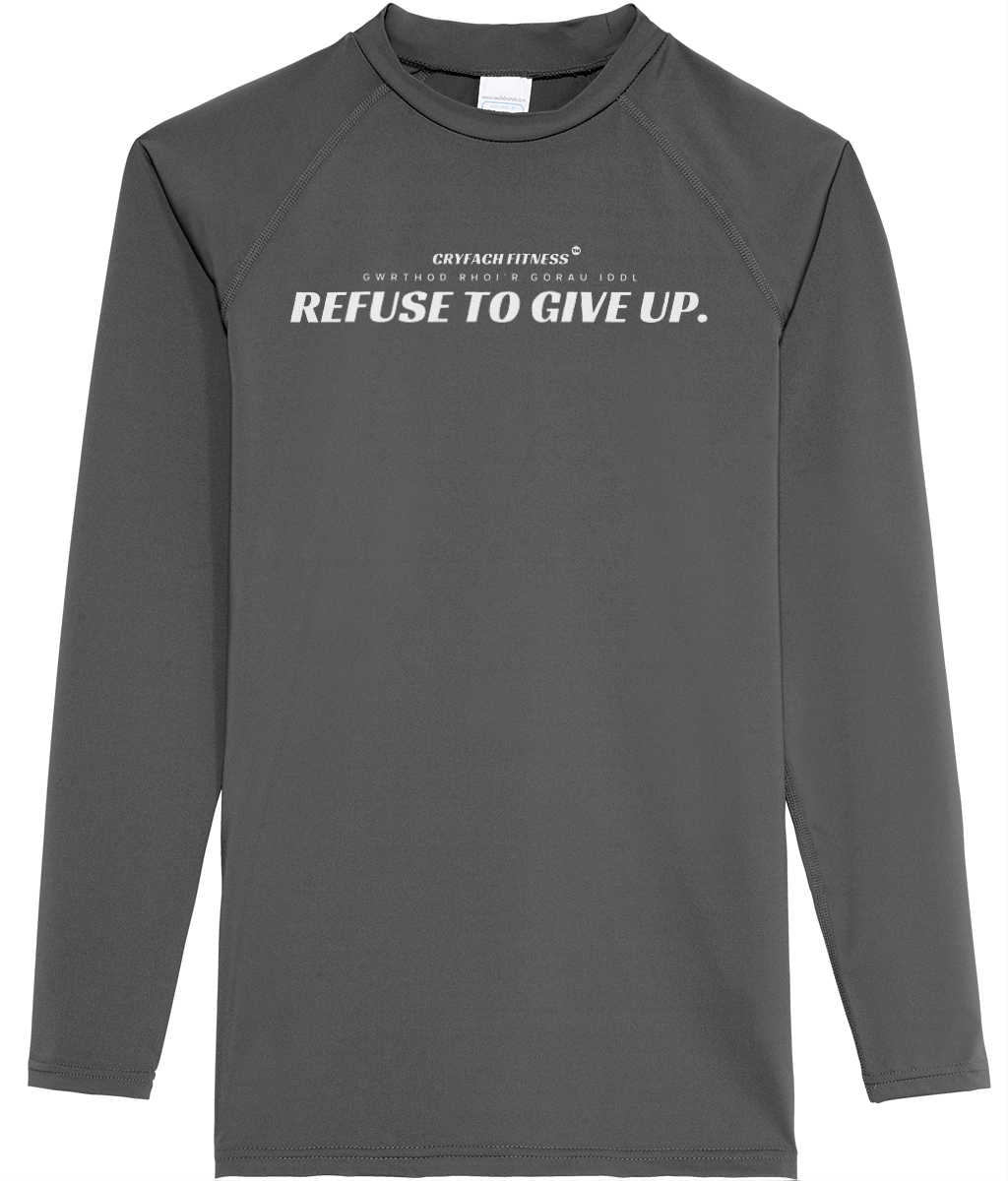 REFUSE TO GIVE UP LONG SLEEVE PERFORMANCE TOP