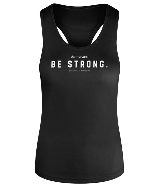 BE STRONG. WOMEN'S RACERBACK VEST