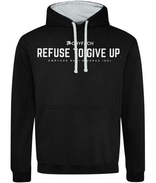 REFUSE TO GIVE UP. ACADEMY HOODIE