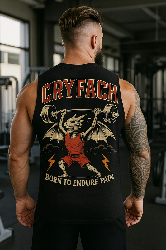 Born To Endure Pain Faded Tank Top