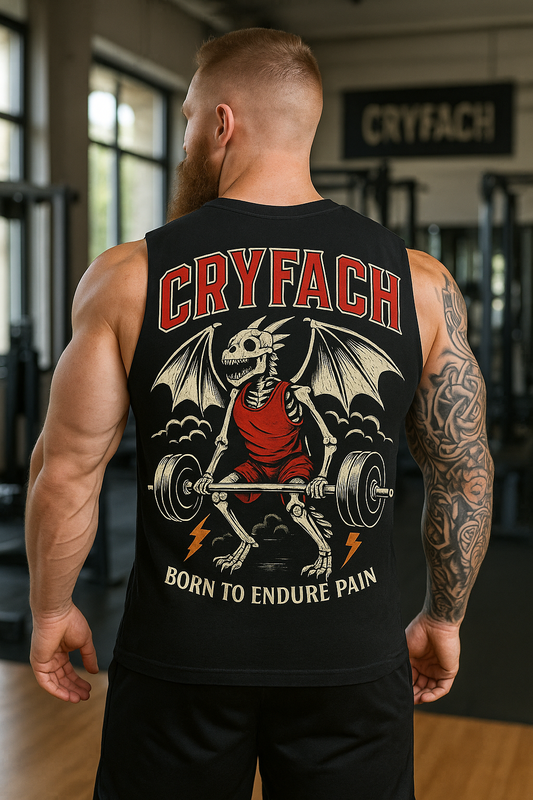 Born To Endure Pain Faded Tank Top