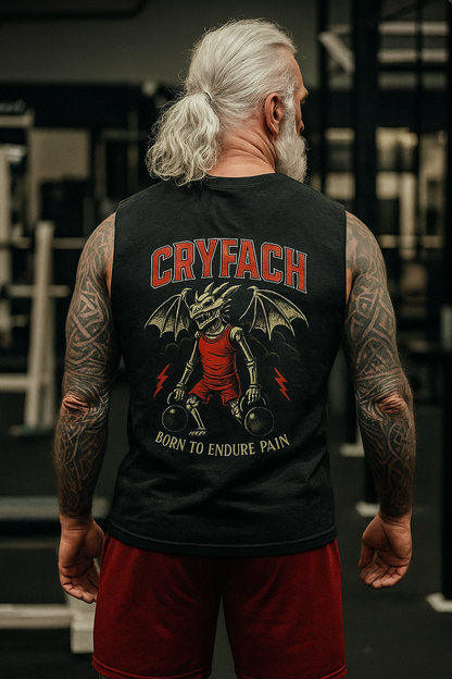 Born To Endure Pain Faded Tank Top