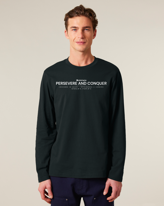 PERSEVERE & CONQUER LONG SLEEVE TOP