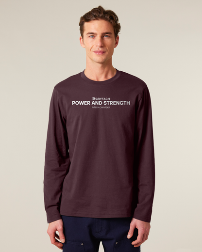 POWER AND STRENGTH LONG SLEEVE TOP