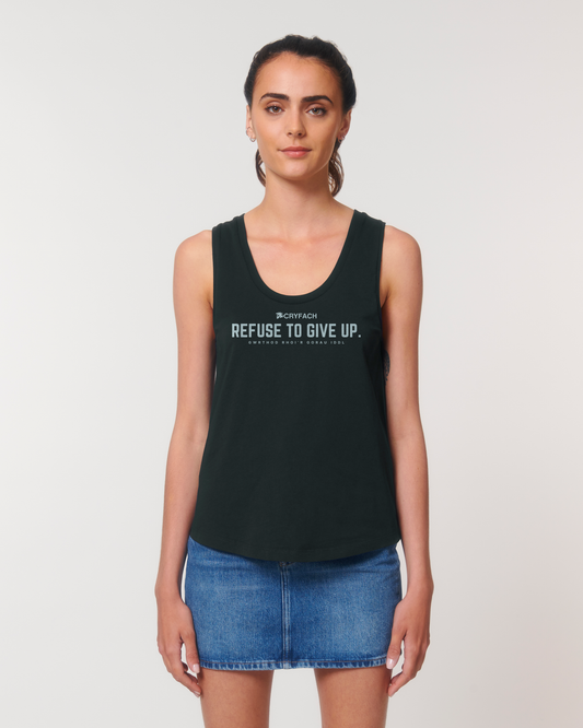 REFUSE TO GIVE UP. WOMEN'S TANK TOP