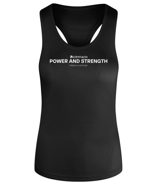 POWER AND STRENGTH WOMEN'S RACERBACK VEST