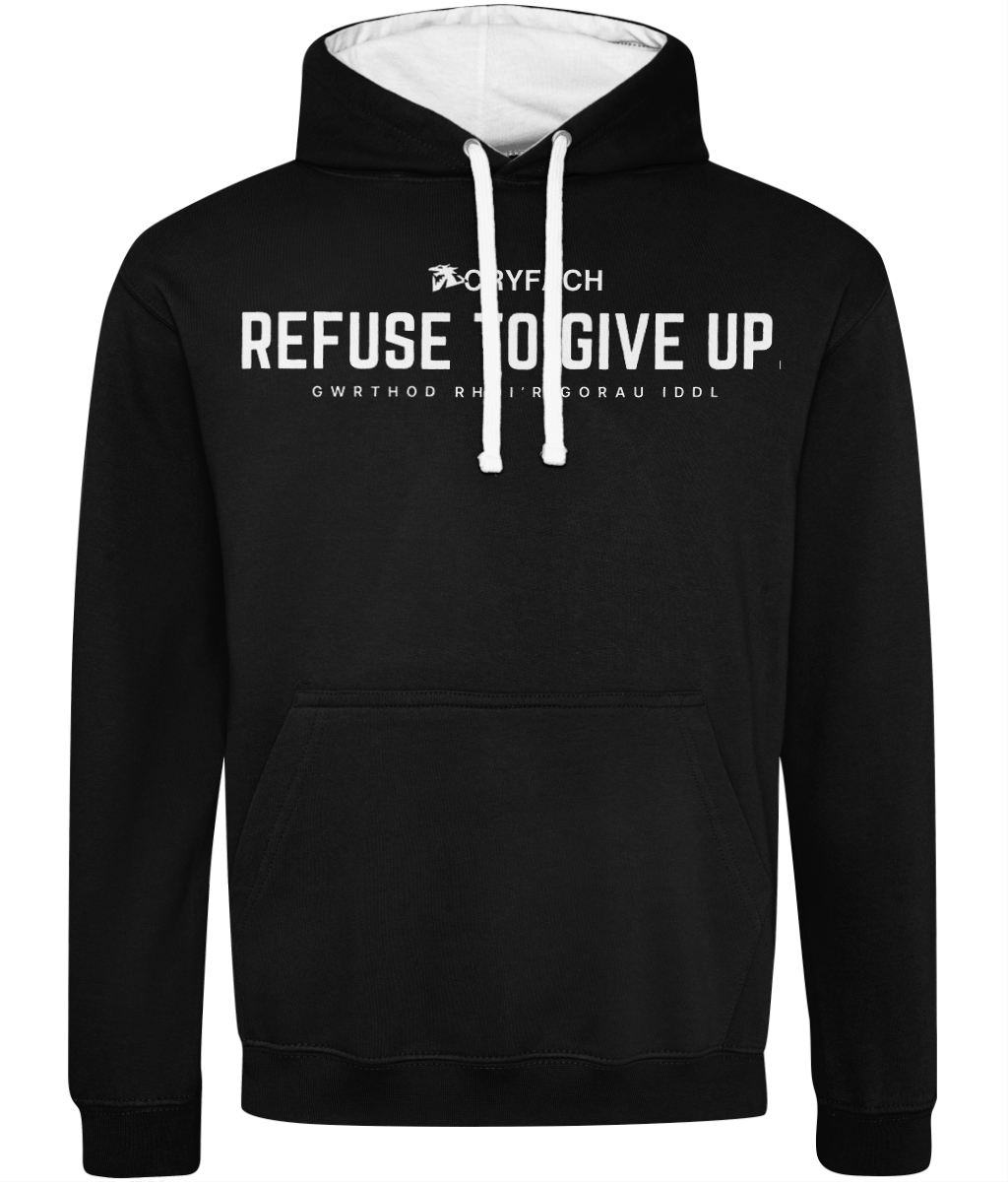 REFUSE TO GIVE UP. ACADEMY HOODIE