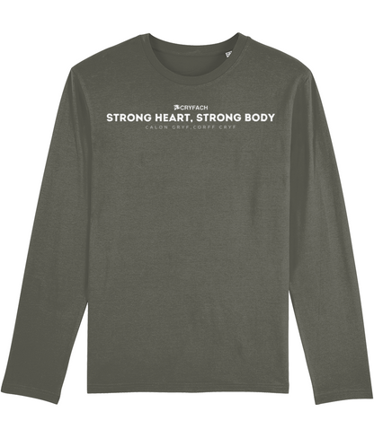 STRONG HEART,STRONG BODY LONG SLEEVE TOP