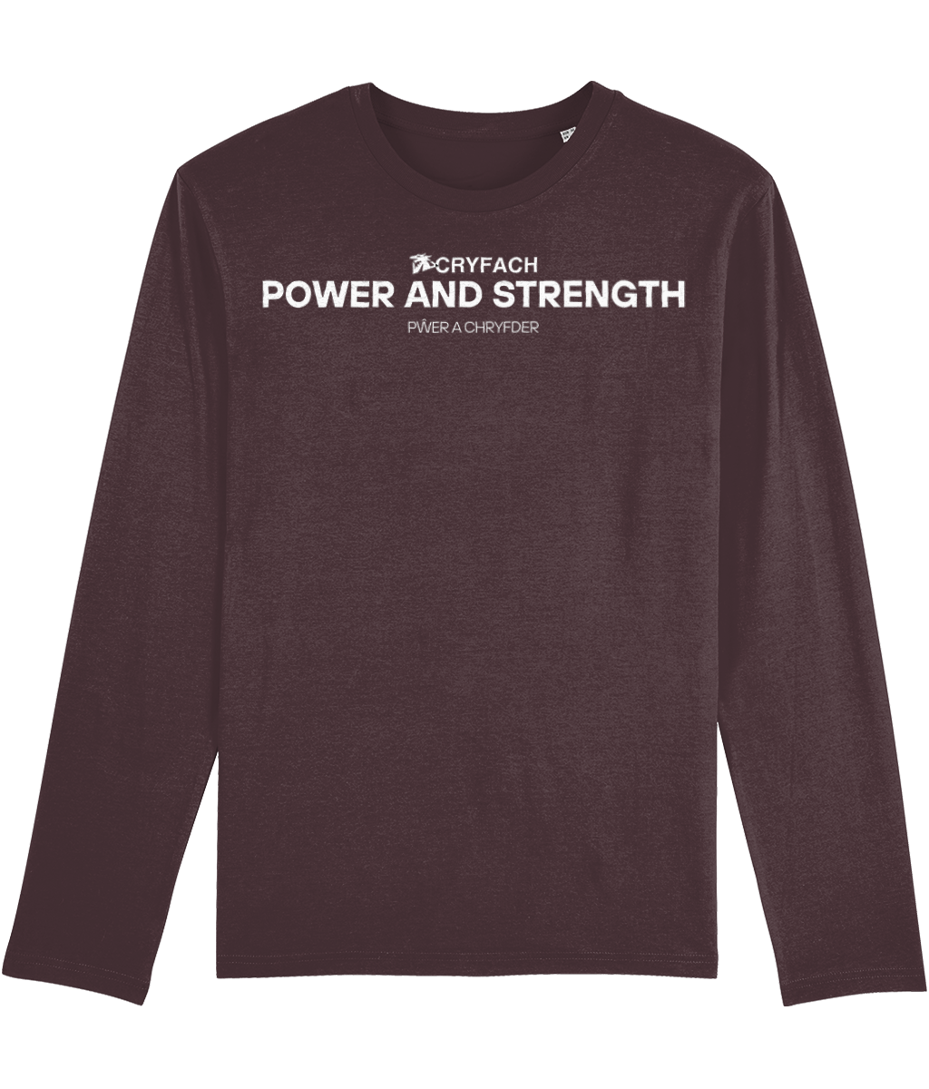 POWER AND STRENGTH LONG SLEEVE TOP