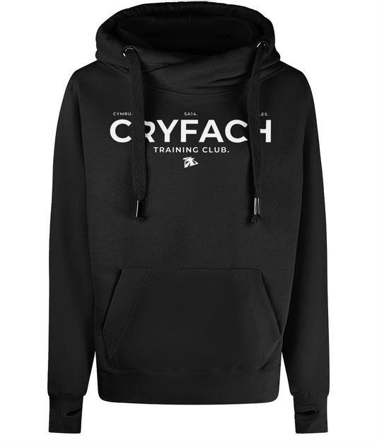 TRAINING CLUB. CROSS NECK HOODIE