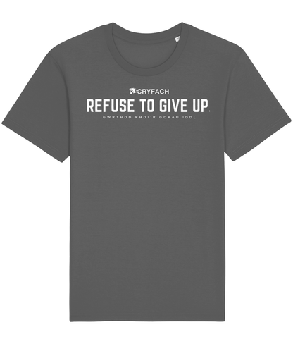 REFUSE TO GIVE UP. TIDY T SHIRT