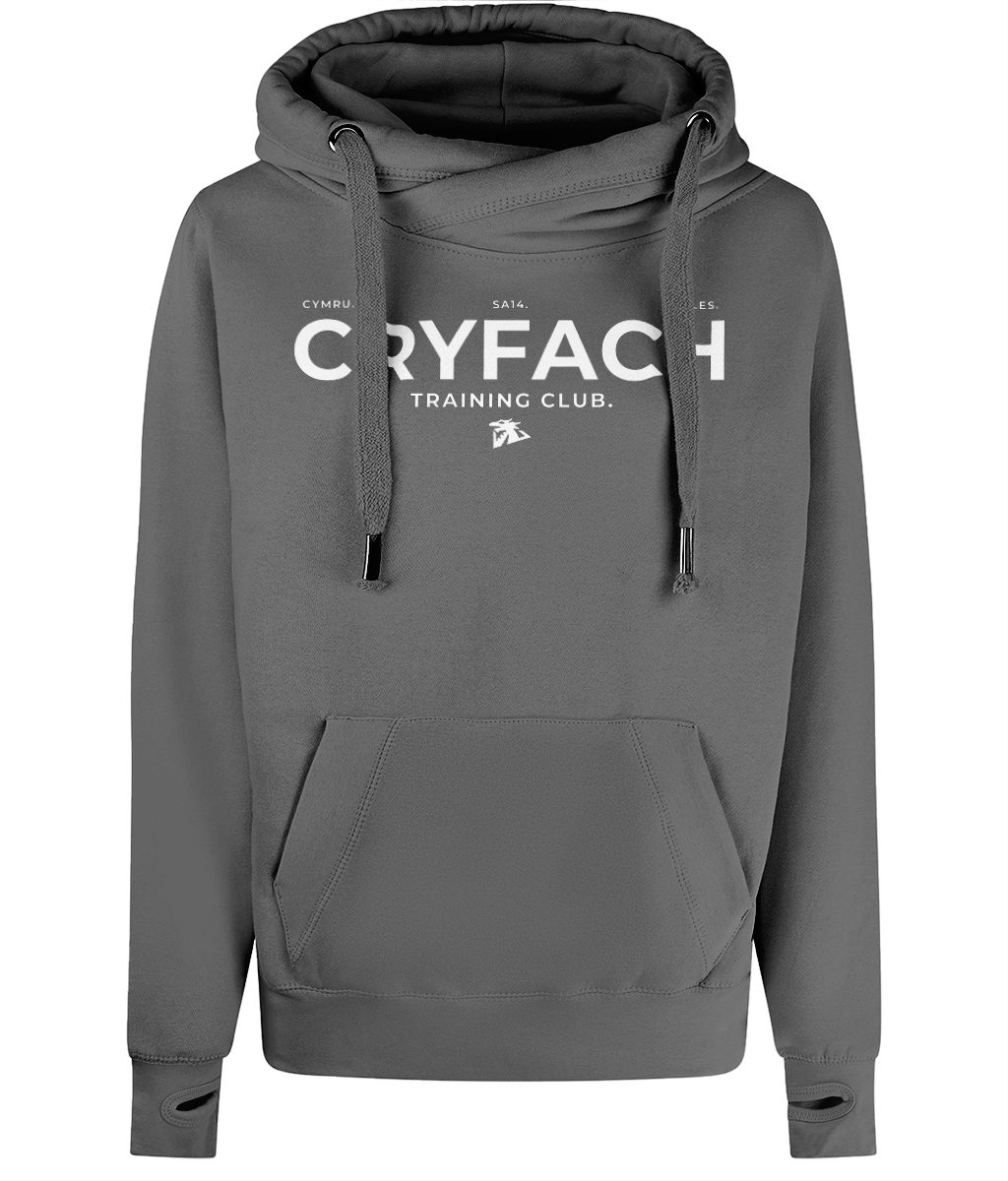 TRAINING CLUB. CROSS NECK HOODIE