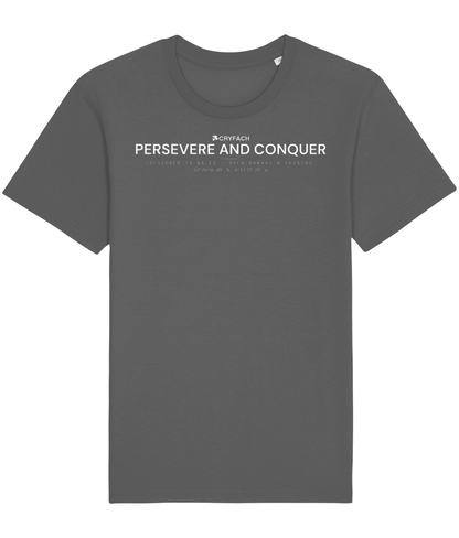 PERSEVERE AND CONQUER TIDY T SHIRT