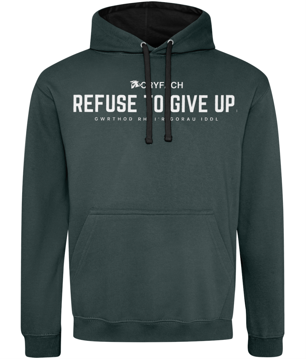 REFUSE TO GIVE UP. ACADEMY HOODIE